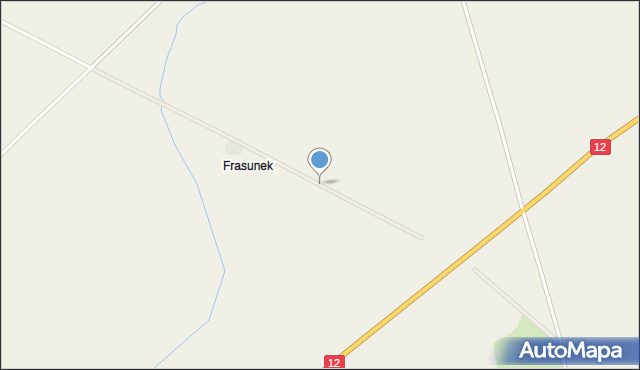 Frasunek, Frasunek, mapa Frasunek