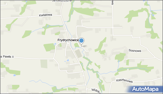 Frydrychowice, Frydrychowice, mapa Frydrychowice