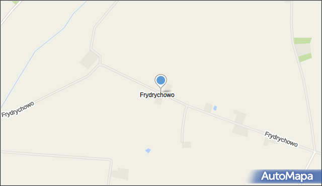 Frydrychowo gmina Więcbork, Frydrychowo, mapa Frydrychowo gmina Więcbork