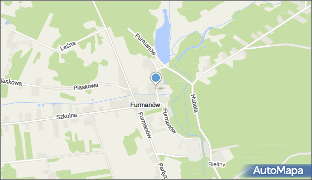 Furmanów, Furmanów, mapa Furmanów