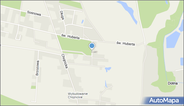 Chojniczki, Gajowa, mapa Chojniczki