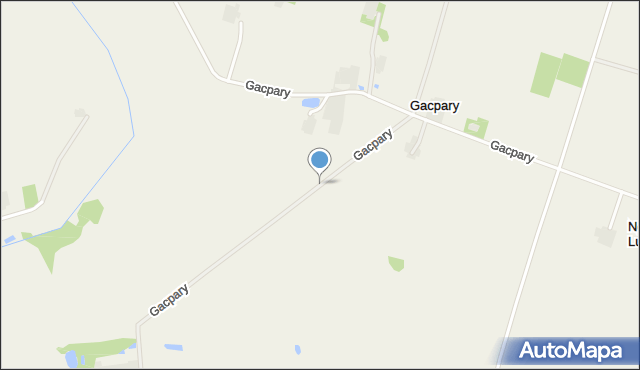 Gacpary, Gacpary, mapa Gacpary