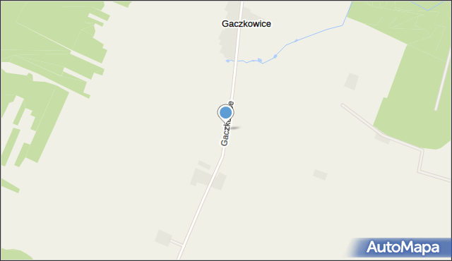 Gaczkowice, Gaczkowice, mapa Gaczkowice