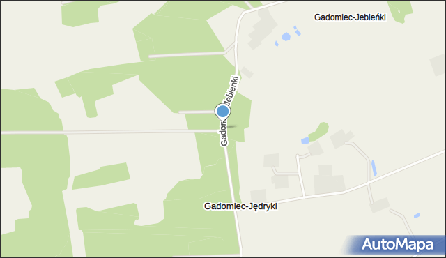 Gadomiec-Jebieńki, Gadomiec-Jebieńki, mapa Gadomiec-Jebieńki