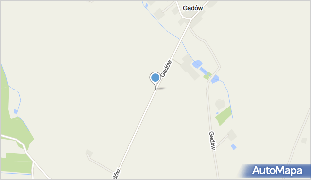 Gadów, Gadów, mapa Gadów