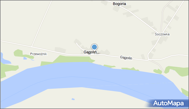 Gągolin, Gągolin, mapa Gągolin