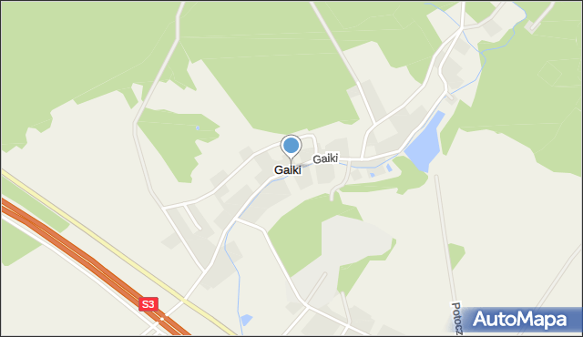 Gaiki, Gaiki, mapa Gaiki