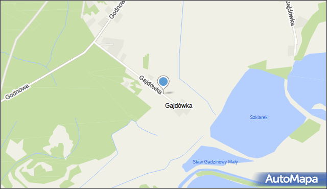 Gajdówka, Gajdówka, mapa Gajdówka