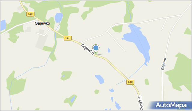 Gajewko, Gajewko, mapa Gajewko