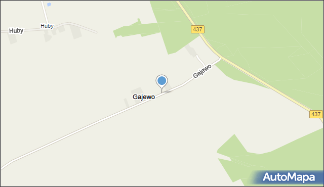 Gajewo gmina Dolsk, Gajewo, mapa Gajewo gmina Dolsk