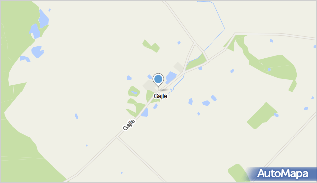 Gajle, Gajle, mapa Gajle