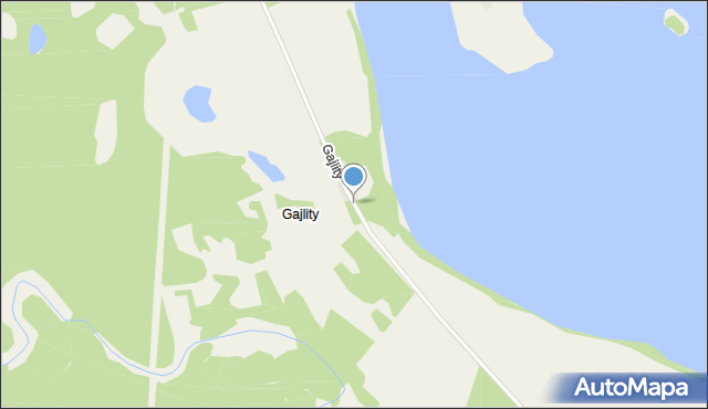 Gajlity, Gajlity, mapa Gajlity