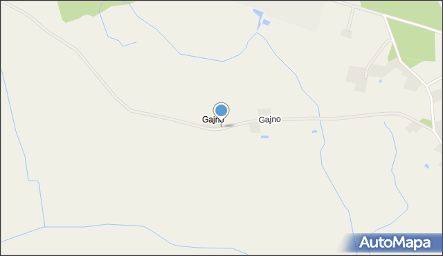 Gajno, Gajno, mapa Gajno