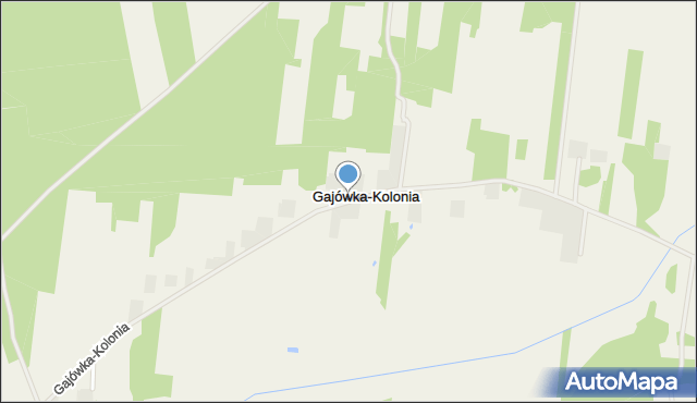 Gajówka-Kolonia, Gajówka-Kolonia, mapa Gajówka-Kolonia