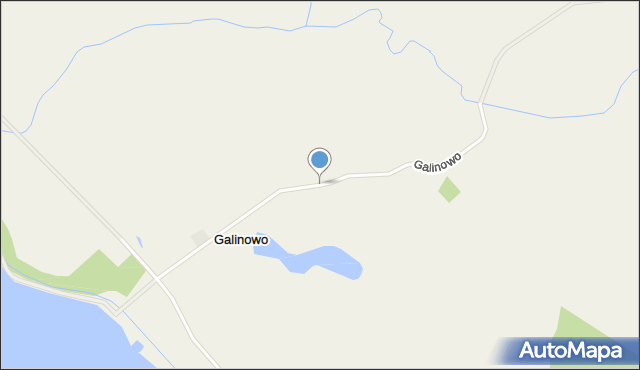 Galinowo, Galinowo, mapa Galinowo