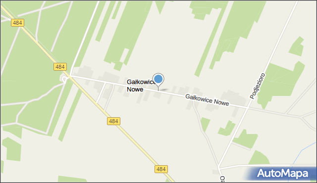 Gałkowice Nowe, Gałkowice Nowe, mapa Gałkowice Nowe