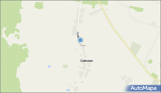 Gałkowo, Gałkowo, mapa Gałkowo