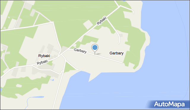 Garbary gmina Michałowo, Garbary, mapa Garbary gmina Michałowo