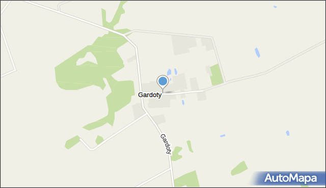 Gardoty, Gardoty, mapa Gardoty