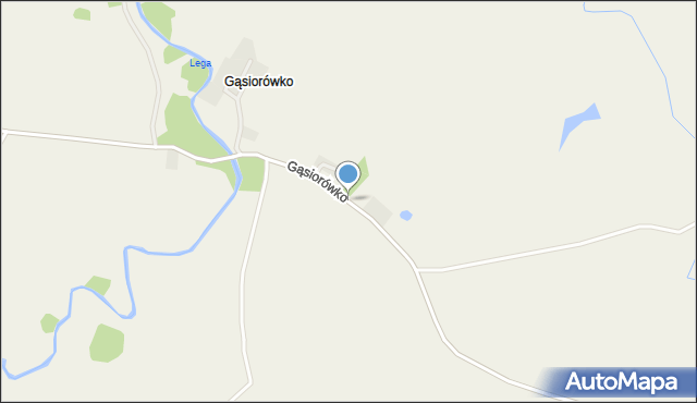 Gąsiorówko, Gąsiorówko, mapa Gąsiorówko