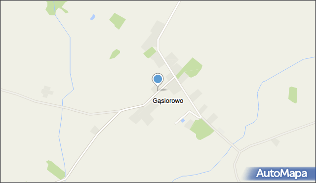 Gąsiorowo gmina Działdowo, Gąsiorowo, mapa Gąsiorowo gmina Działdowo