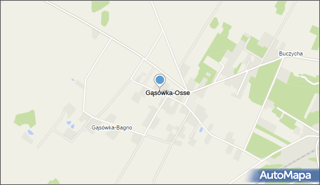 Gąsówka-Osse, Gąsówka-Osse, mapa Gąsówka-Osse