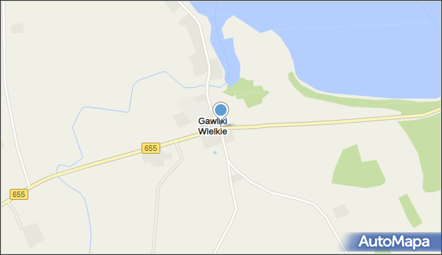 Gawliki Wielkie, Gawliki Wielkie, mapa Gawliki Wielkie