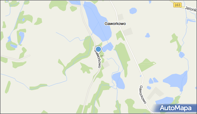 Gaworkowo, Gaworkowo, mapa Gaworkowo