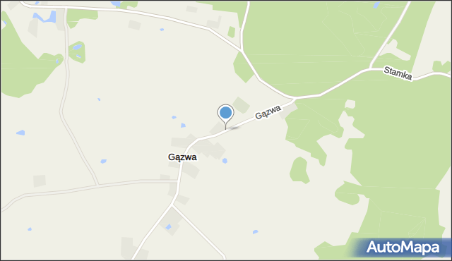 Gązwa, Gązwa, mapa Gązwa