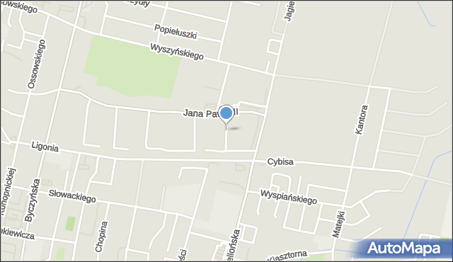 Kluczbork, Gałczyńskiego Konstantego Ildefonsa, mapa Kluczbork