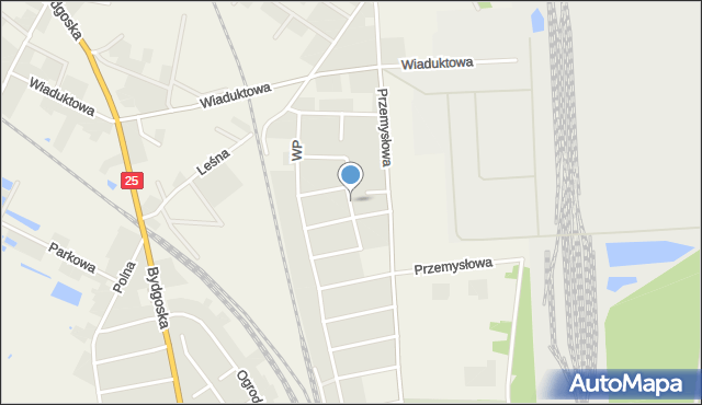 Nowa Wieś Wielka powiat bydgoski, Gajowa, mapa Nowa Wieś Wielka powiat bydgoski