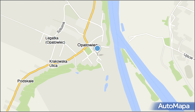 Opatowiec powiat kazimierski, Garncarska, mapa Opatowiec powiat kazimierski