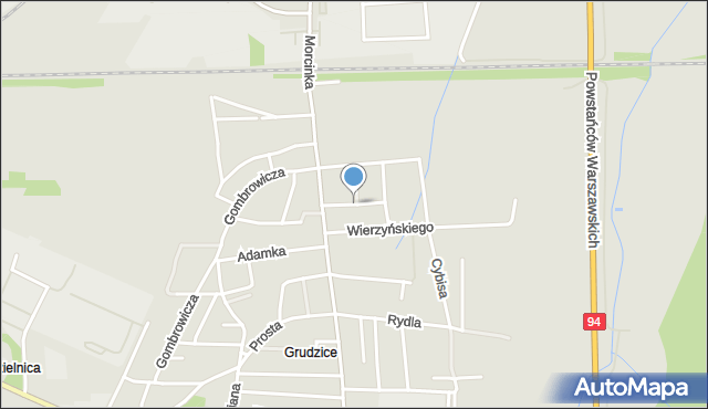 Opole, Gałczyńskiego Konstantego Ildefonsa, mapa Opola