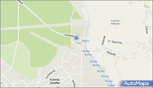 Piekary Śląskie, Gajowa, mapa Piekary Śląskie