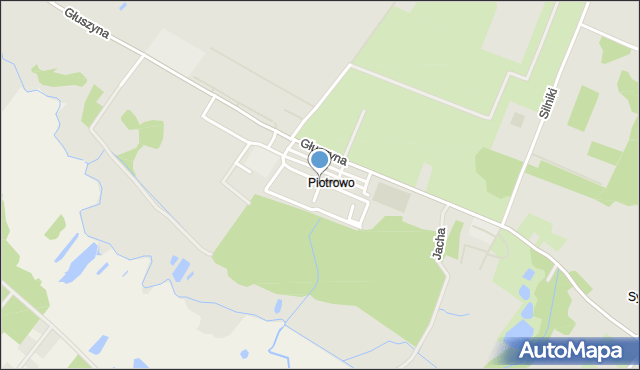 Poznań, Gabszewicza Aleksandra, mapa Poznania
