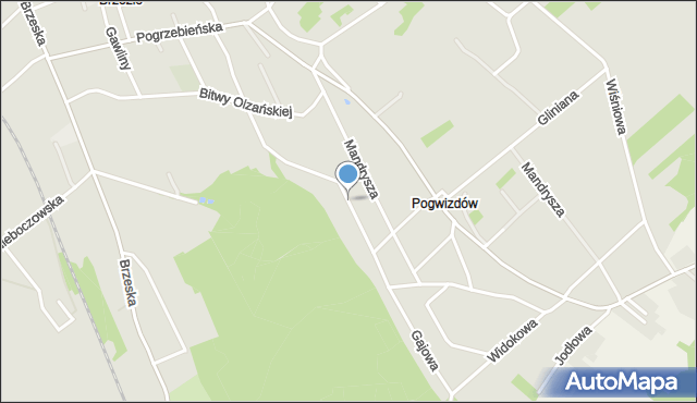 Racibórz, Gajowa, mapa Racibórz