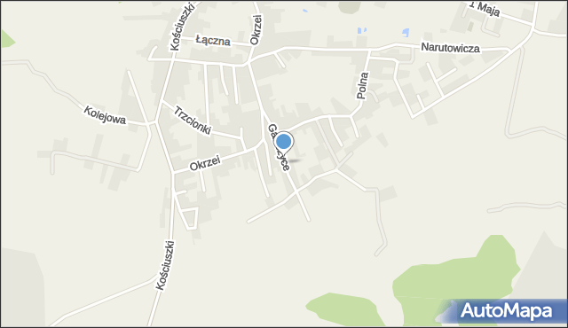 Rogoźnik gmina Bobrowniki, Gawczyce, mapa Rogoźnik gmina Bobrowniki