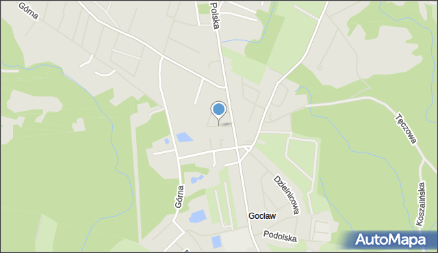 Szczecin, Galla Anonima, mapa Szczecina