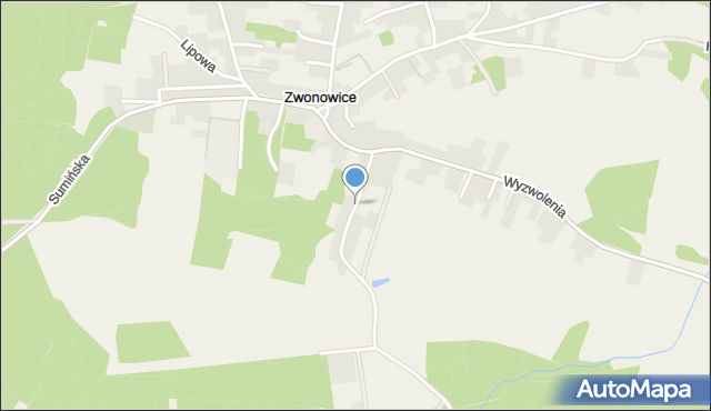 Zwonowice, Gaszowicka, mapa Zwonowice