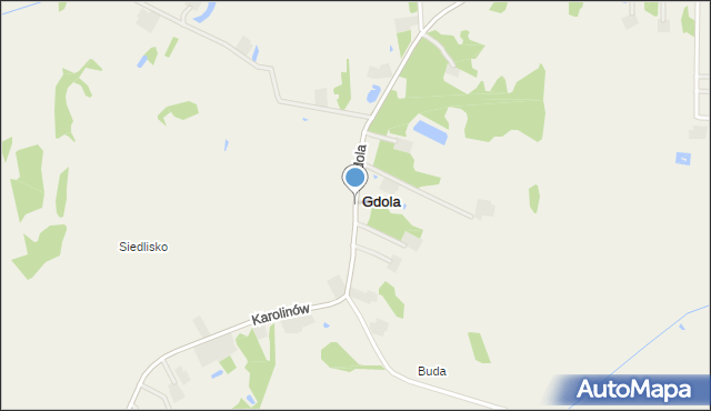 Gdola, Gdola, mapa Gdola