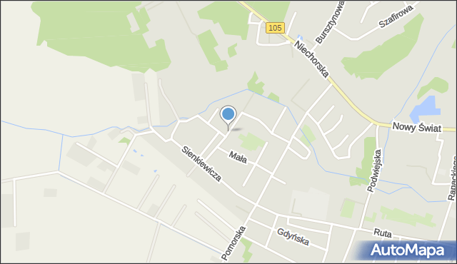 Gryfice, Gdańska, mapa Gryfice