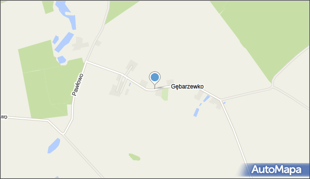Gębarzewko, Gębarzewko, mapa Gębarzewko