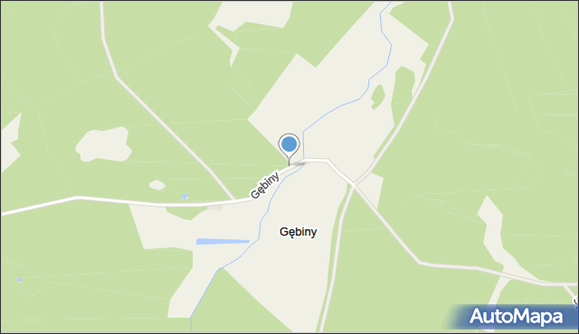 Gębiny, Gębiny, mapa Gębiny