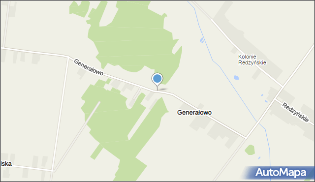 Generałowo, Generałowo, mapa Generałowo