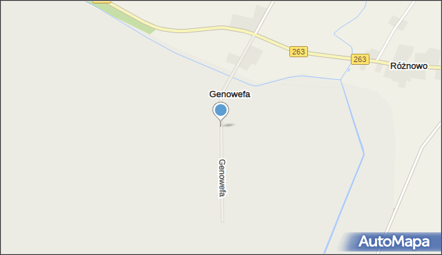 Genowefa gmina Kleczew, Genowefa, mapa Genowefa gmina Kleczew