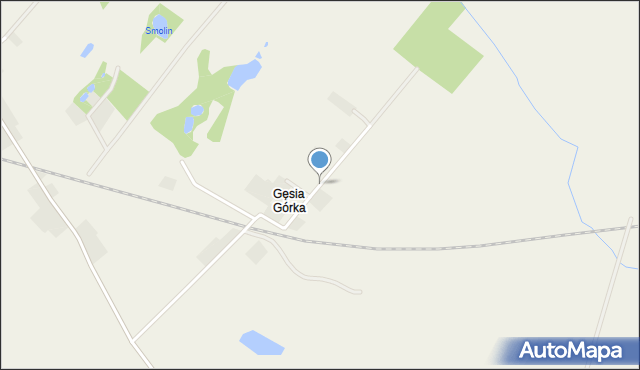 Gęsia Górka, Gęsia Górka, mapa Gęsia Górka