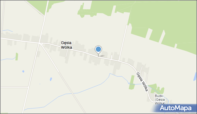 Gęsia Wólka, Gęsia Wólka, mapa Gęsia Wólka