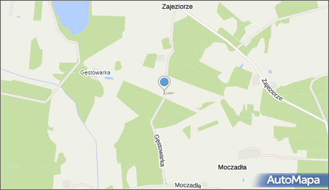 Moczadła gmina Skępe, Gęstowarka, mapa Moczadła gmina Skępe