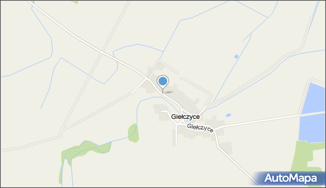 Giełczyce, Giełczyce, mapa Giełczyce