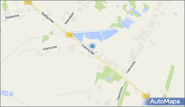 Giemzów, Giemzów, mapa Giemzów